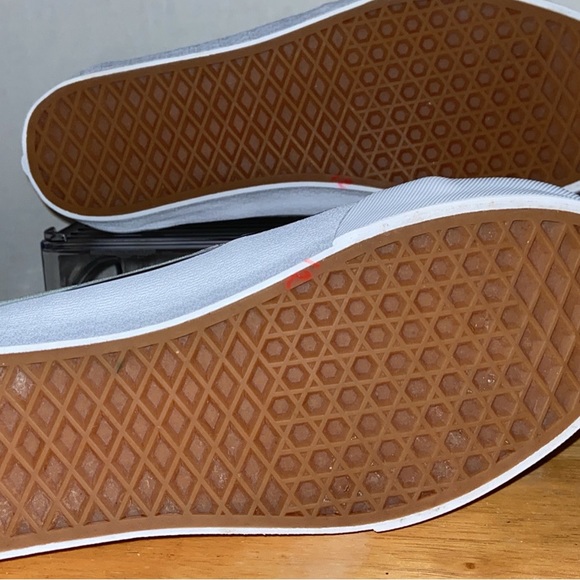 Vans Off The Wall Unisex Mint Green Hi Top Size W-10.5. M-9 - Picture 5 of 6